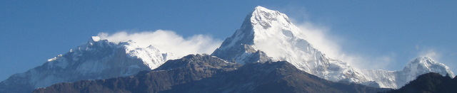 Blick auf das Annapurna-Massiv (c) Peter Belina